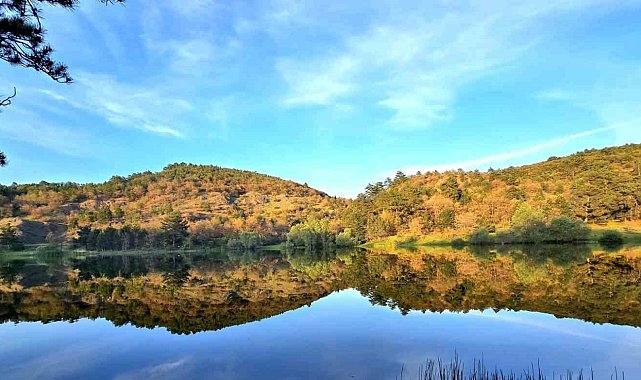 Çorum'un gizli cenneti Hacılarhanı göleti