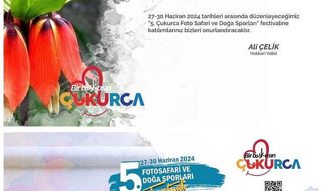 Çukurca 5. Foto Safari ve Doğa Sporları Festivali başlıyor