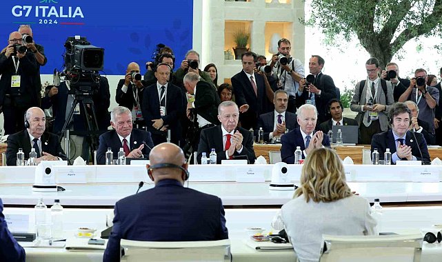 Cumhurbaşkanı Erdoğan, G7 Yüksek Düzeyli Oturumu'na katıldı