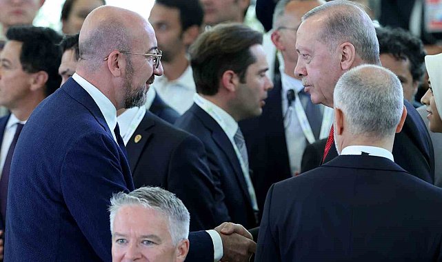 Cumhurbaşkanı Erdoğan, G7 Zirvesi'ne katılan liderlerle görüştü