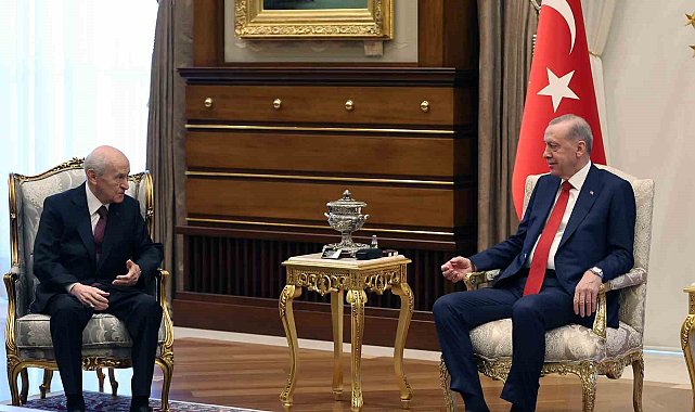 Cumhurbaşkanı Erdoğan ile Bahçeli'nin görüşmesi sona erdi