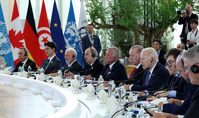 Cumhurbaşkanı Erdoğan'dan G7 ülkelerine "sorunlara daha adil bir yaklaşım" çağrısı