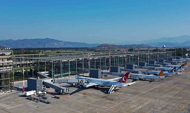 Dalaman Havalimanı 5 ayda 1 milyon 192 bin yolcuya hizmet verdi