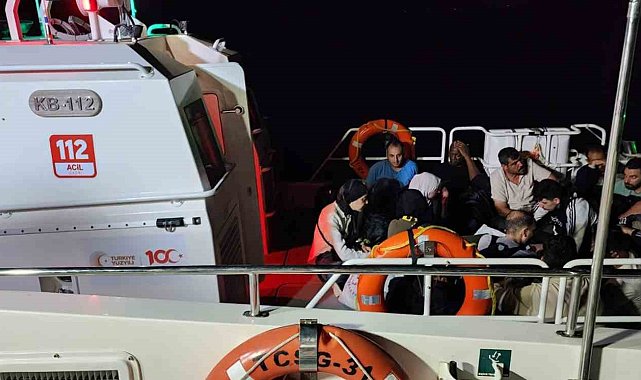 Datça'da 16 düzensiz göçmen yakalandı