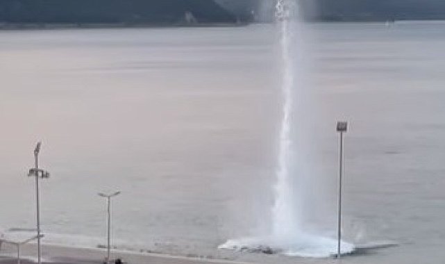 Denizde bulunan mayın imha edildi
