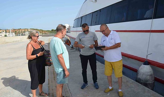 Didim&#039;den Yunan adalarına feribot seferleri başladı