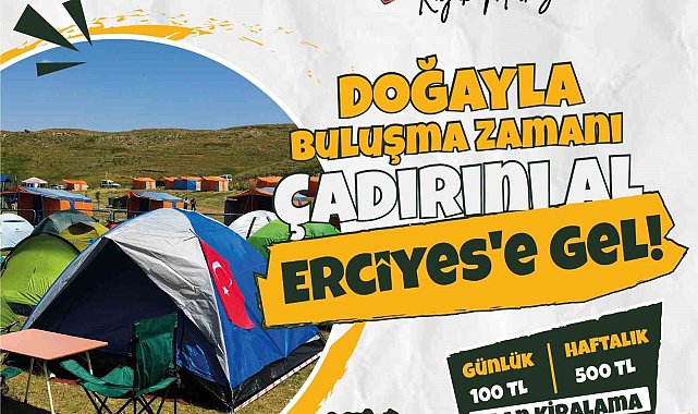 Doğaseverler Erciyes Kayak Merkezi'nde buluşacak