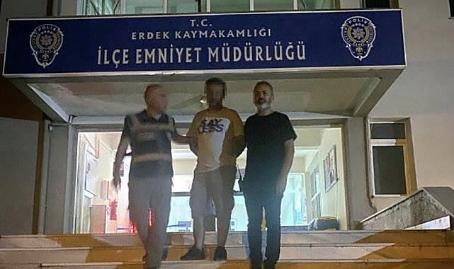 Döviz hırsızı Erdek'te yakalandı