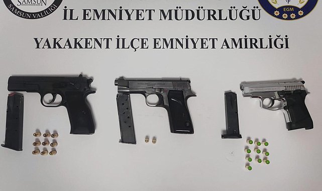 Düğün magandaları yakalandı