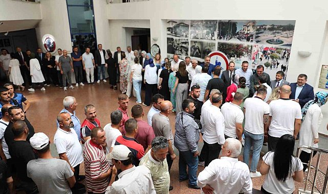 Düzce Belediyesi personeli bayramlaştı