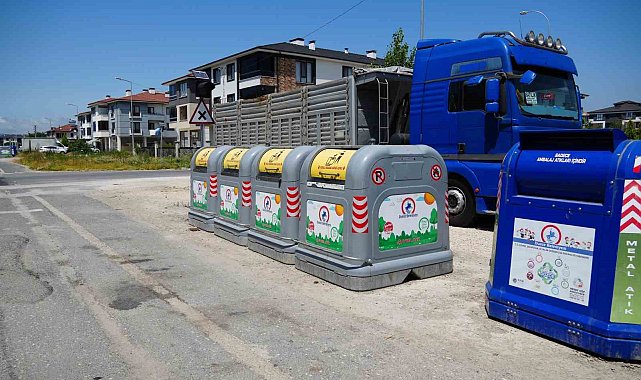 Düzce'de çöpler 70 noktada kaynağında ayrıştırılıyor