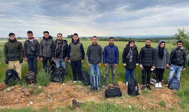 Edirne'de bir ayda 807 düzensiz göçmen ve 16 organizatör yakalandı
