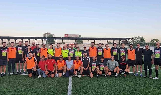 Elazığ ve Malatya hakemleri dostluk maçında karşılaştı
