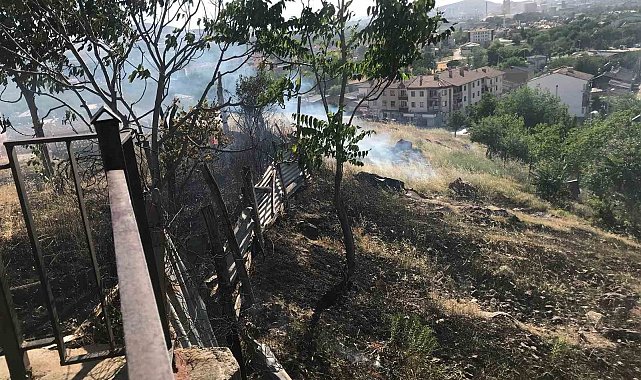 Elazığ'da korkutan yangın