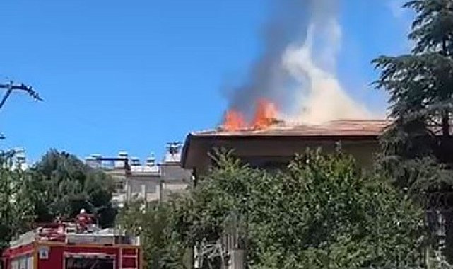 Elazığ'da trafo yangını paniğe neden oldu