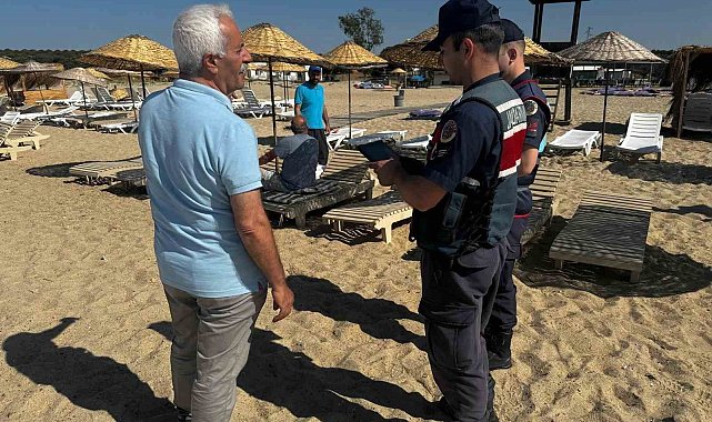 Enez sahilinde huzur ve güvenlik denetimleri