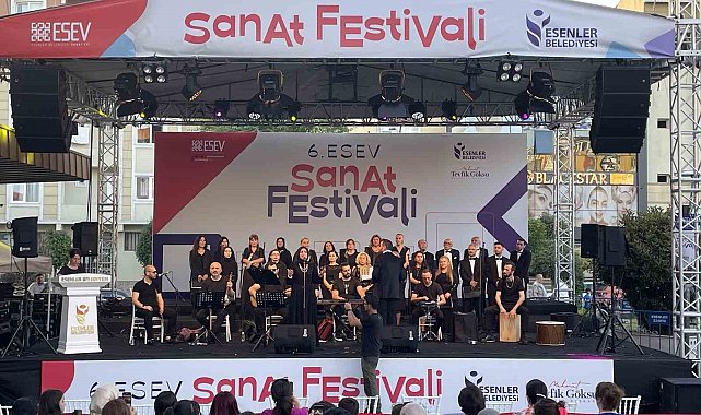 Esenler'de 6.ESEV Sanat Festivali başladı