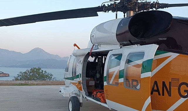 Fethiye'de 2 yangın söndürme helikopteri göreve başladı