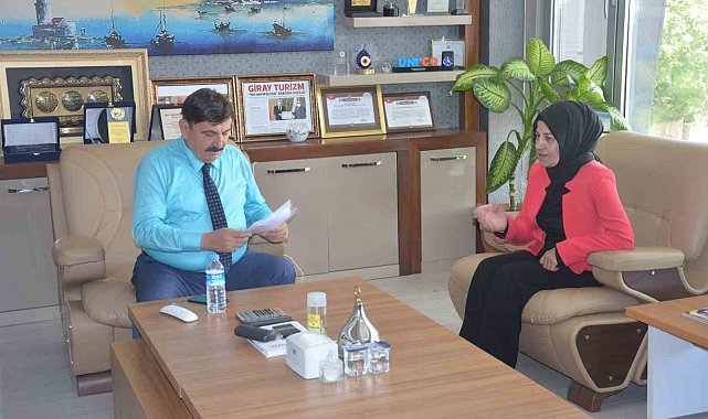 Gaziler Şehit Dul ve Yetimleri Derneği'nden iş adamı Dalgıç'a ziyaret