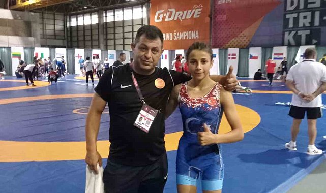 Genç sporcu Avrupa Güreş Şampiyonasında adını finale yazdırdı