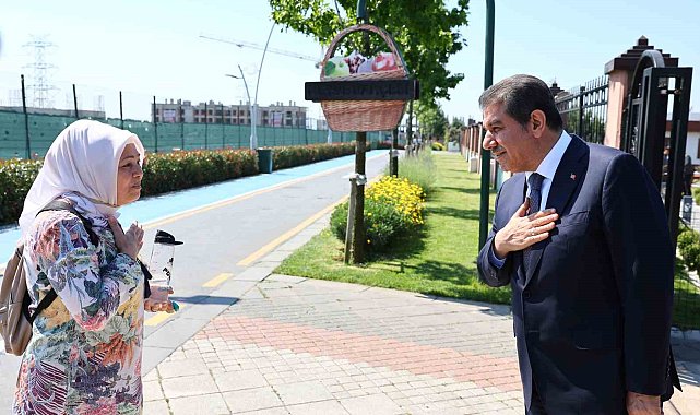 Göksu'ya vatandaştan dönüşüm teşekkürü