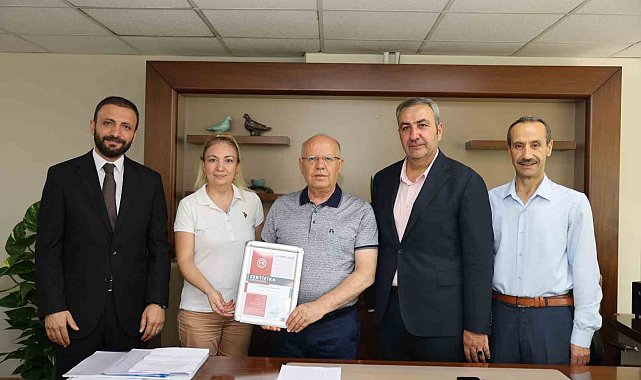 Gölbaşı Belediyesine, çevreci çalışmaları dolayısıyla 'İSO 50001 Belgesi' verildi