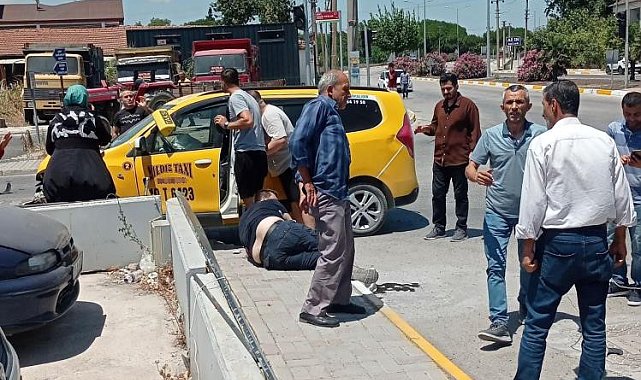 Gönen'de direksiyon başında rahatsızlanan sürücü faciaya sebep oldu