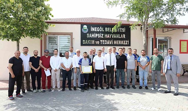 Görevliler, başıboş hayvanları yakalama ve müdahale eğitimini tamamladı