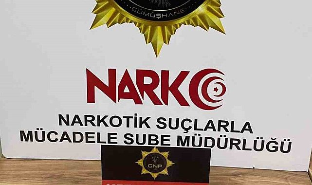 Gümüşhane'de bağırsaklarında uyuşturucu kaçırmaya çalışırken yakalanan şahıs tutuklandı