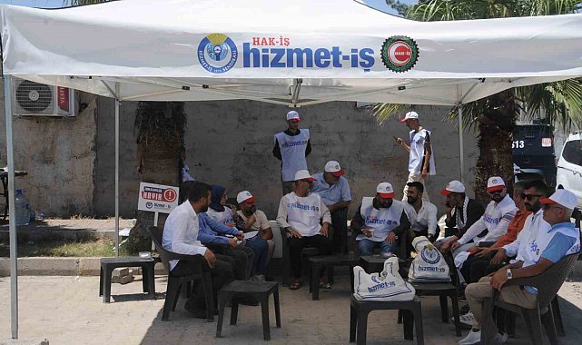 HAK-İŞ, Cizre Belediyesi önündeki çadır eylemini sonlandırdı