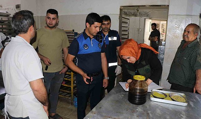 Haliliye'de tatlı imalatı yapan işletmeye ceza uygulandı