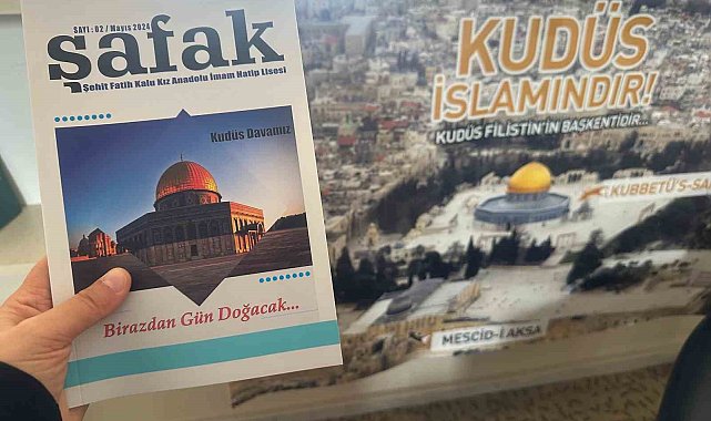 Hem dergide hem de resimlerde Filistin duyarlılığı