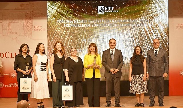 Hitit Üniversitesinde 'Akademik Başarı Ödülleri' sahiplerine verildi