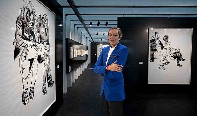 İGA ART Galeri'de Venezuelalı sanatçının "İstanbullular" sergisi açıldı