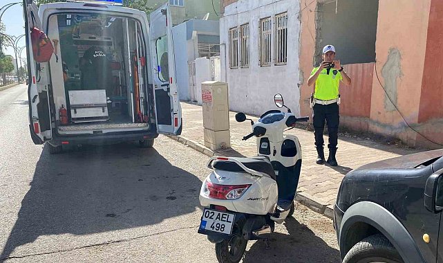 İki motosiklet çarpıştı: 1 yaralı