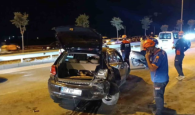 İki otomobil çarpıştı: 4 yaralı