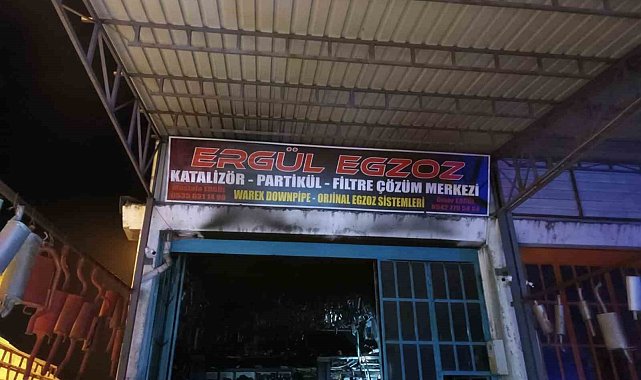 İş yerinde çıkan yangın büyümeden söndürüldü