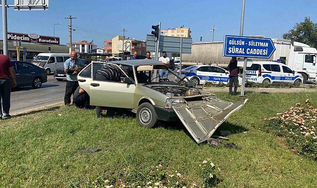 Işık ihlali kazaya sebep oldu: 2 yaralı