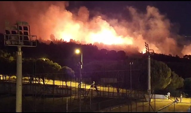 İzmir'deki orman yangını kontrol altında