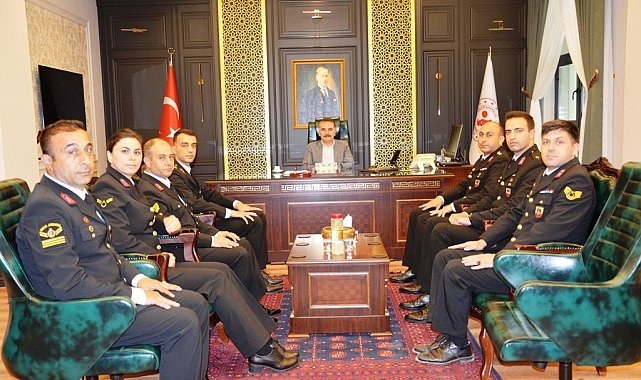 Jandarma'dan Kaymakam Odabaş'a ziyaret