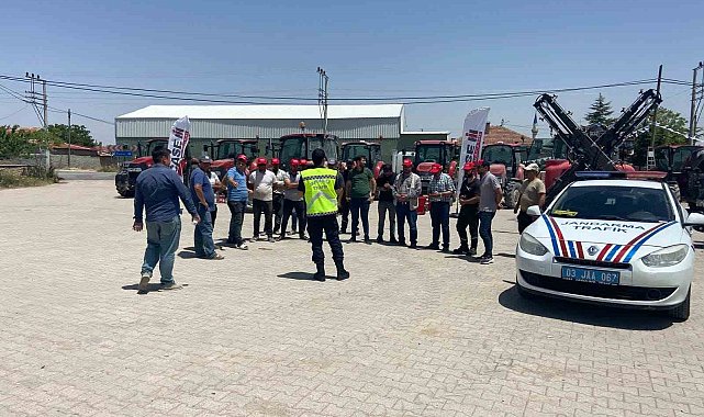 Jandarmadan 'tarım araçlarının güvenli kullanımı' semineri