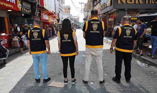 Kaldırımın kana bulandığı sokakta Seyhan polisinden denetim