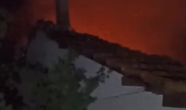 Karabük'te tek katlı ev yandı