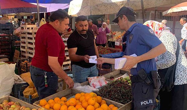 Karacasu'da sahte para bilgilendirmesi