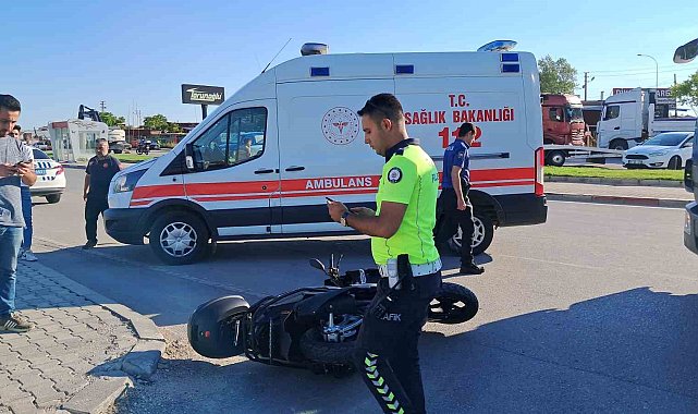 Karaman'da tır ile motosiklet çarpıştı: 1 yaralı