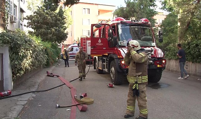 Kartal'da bir dairede tüp patladı, 4 katlı apartman tahliye edildi