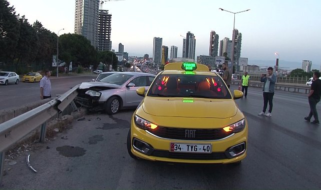 Kartal'da seyir halindeyken direksiyon başında uyuyan sürücü 2 araca çarptı: 2'si çocuk 7 yaralı