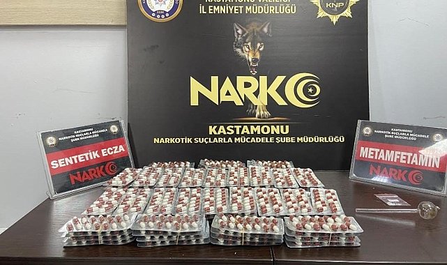 Kastamonu'da uyuşturucuyla yakalanan 2 şahıs tutuklandı