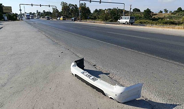 Kavşakta çarpıştılar, durmadan yollarına devam ettiler