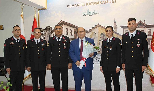 Kaymakam Ünal jandarma teşkilatını kabul etti